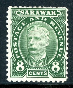 British Colony 1895 SARAWAK 8¢ Green Sc #31 Mint L297 - Picture 1 of 2