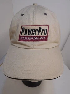 Gorra de camionero de equipo PowerPro sombrero algodón beige - Imagen 1 de 8