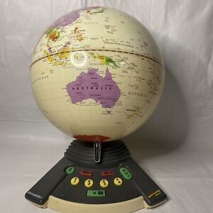 Geosafari World Exploratoy Model 6490 Electronic Talking Globe Geography Game