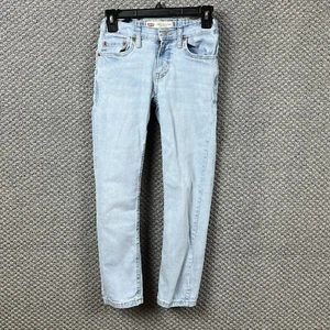 Levi's 502 Jeans Boys Size 10 Regular Washed Blue Tapered 24in Inseam - Picture 1 of 13