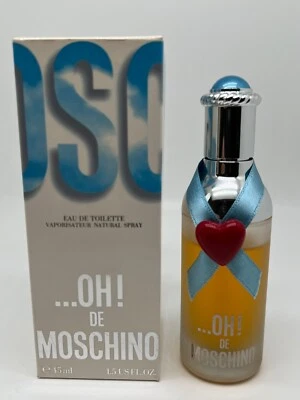 OH! DE MOSCHINO por MOSCHINO 1,5 FL oz / 45 ML EDT spray poco relleno como en las fotos Foto 1 de 3