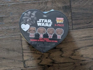 Funko Pop Pocket Pop! Star Wars Luke Leia Han & Vader Cuore di San Valentino confezione da 4 - Foto 1 di 2