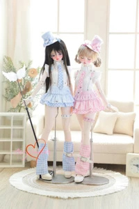 Conjunto de 9 piezas de rango vocal ilimitado 1/4 MSD MDD BJD negro azul rosa - Imagen 1 de 22