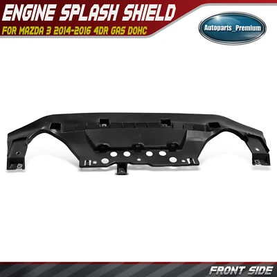 Cubierta de parachoques delantero soporte deflector de presa de aire cenefa inferior para Mazda 3 2014-2016 Foto 1 de 4