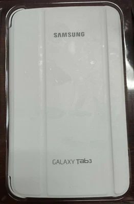 Samsung Galaxy Tab 3 Lite - Book Cover - White, distressed box! - Image 1 of 4