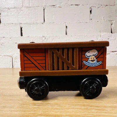 Mr Jolly's Chocolate Factory Box Car - Thomas the Tank & Friends Wooden Trains - Image 1 of 4