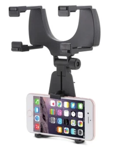 Aduro Grip Clip Universal Rearview Mirror Car Mount Fits Devices Up To 5.5" NIB - Picture 1 of 6