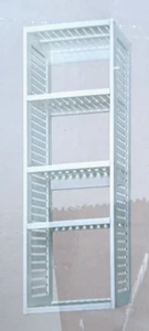 Allen + Roth 76 Zoll belüfteter Holzturm antikweiß 23,75" x 16" x 76" - Bild 1 von 5