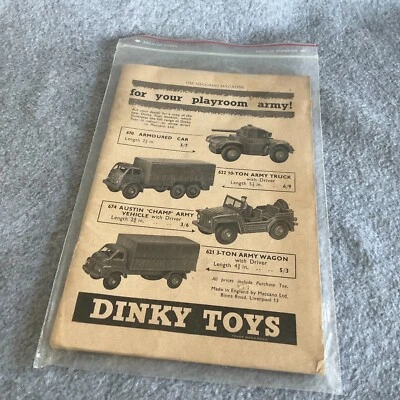 The Meccano Magazine Dinky Toys Vintage Vol. XXXIX nº 11 de novembro de 1954 - Imagem 1 de 4