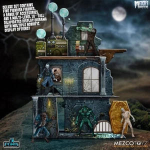 Mezco's Monsters 5 Points Action Figures Tower Of Fear Deluxe Set 9 Cm - Picture 1 of 4