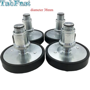 Nuevo 4PK 38mm Auto Elevador Coche Bandeja Redonda Almohadillas de Goma Clavija Almohadillas de Tornillo 38mm - Imagen 1 de 8