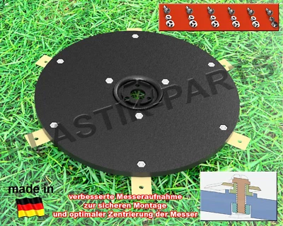 Messerscheibe 6 Klingen Messerteller Husqvarna Automower 320 330x G3 P2 210mm - Bild 1 von 4