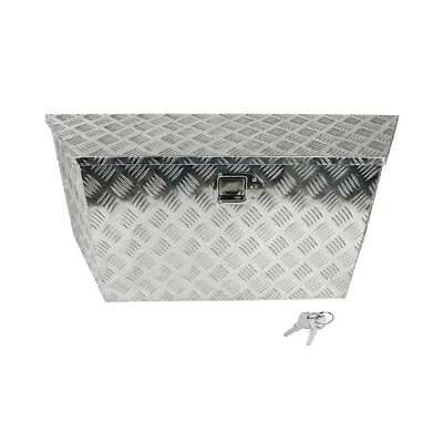 39" Silver Aluminum Trailer Pickup Truck Tongue Tool Box Bed Underbody Storage - Imagem 1 de 4