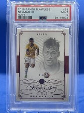 2015-16 Panini Flawless #53 Neymar Jr. Ruby 01/15 SP Brazil  PSG 🔥 PSA9