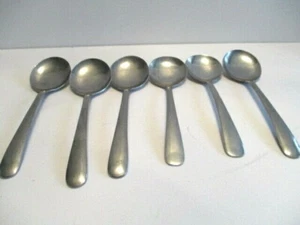 6 Dietary Products Stainless Steel Sugar Spoons 5-7/8" Satin Finish  #3 - Picture 1 of 5