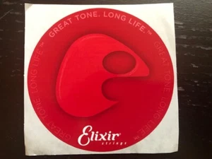 Elixir Strings Sticker / Decal 3" Round - Picture 1 of 1
