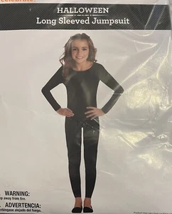 Way To Celebrate Girls Size XL 14-16 Black Long Sleeved Jumpsuit New in Package - Picture 1 of 2