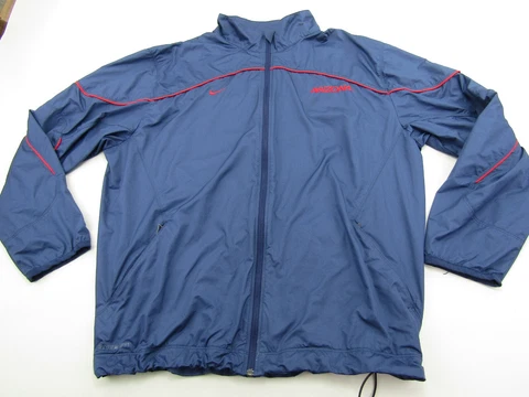 University of Arizona Windbreaker Mens Size Large Storm Fit Full Zipper Logo Cover
