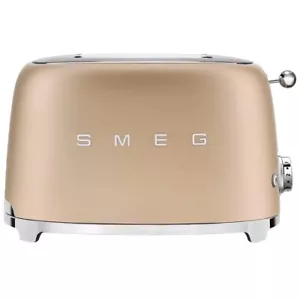 Smeg 50's Style Toaster 2 Slice Matte Champagne Genuine ITALY Designed - Foto 1 di 8