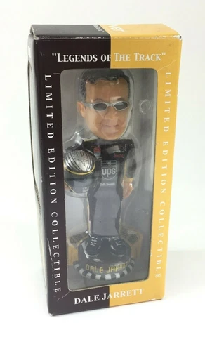 VTG Dale Jarrett NASCAR Forever Collectibles Legends Track UPS Bobblehead DS56 Cover