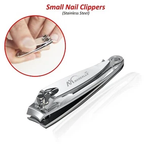 Pro Fingernail Clippers Professional Stainless Steel Sharp Cutter Nail File - Picture 1 of 3