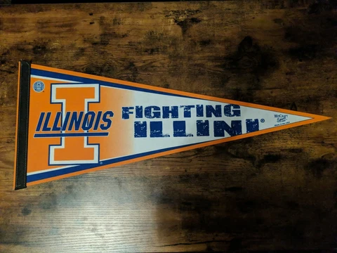 Illinois Fighting Illini Felt Pennant Cover