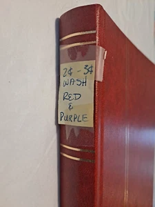 Washington 2 Cent & 3 Cent Red And Purple Stamps 1900 Plus Stamps - Picture 1 of 21