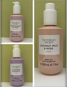 Victoria's Secret Natural Beauty Conditionning/Relax Body Oil 6.7 oz "You pick" - Picture 1 of 11