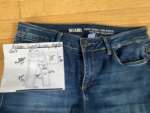 Miami skinny high rise jeans size 9 - Picture 1 of 5