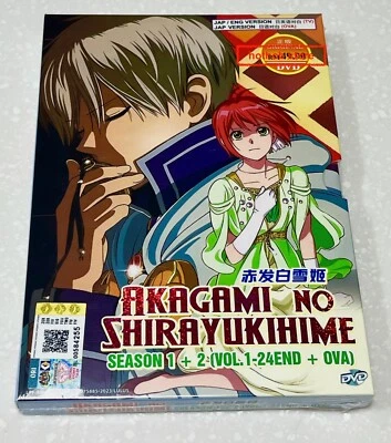 Akagami No Shirayukihime (Sea.1&2 : VOL.1-24End + OVA) ~ English Audio ~ DVD - Image 1 of 4