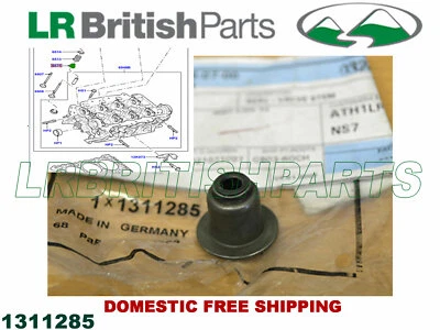 GENUINE LAND ROVER SEAL VALVE STEM SEAL RANGE ROVER LR3 LR4 SPORT DIESEL 1311285 - Image 1 of 3