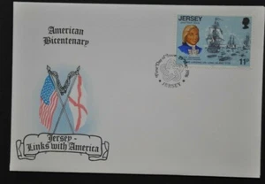 JERSEY 29 MAY 1976 AMERICAN BICENTENARY F.D.C WITH INSERT 10% off 3 - Picture 1 of 1