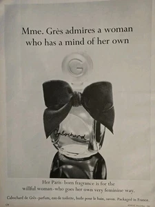 1967 Cabochard De Gres Perfume woman who has mind of her own vintage ad - Picture 1 of 1