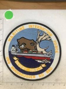 US NAVY MARITIME INTERDICTION FORCE USS MOOSERUGGER SHIPS DESERT SHIELD PATCH - Picture 1 of 2