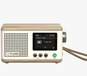 Pure Radio Classic Mini DAB+/FM Bluetooth Portable Cream C Grade - Picture 1 of 4