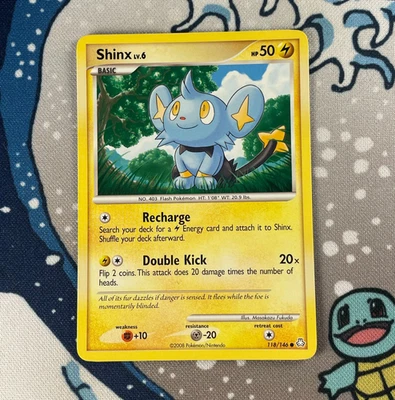 Shinx 118/146 Non Holo Diamond & Pearl Legends Awakened Pokemon Card 2008 NM - Image 1 of 3