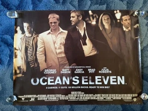 Ocean’s Eleven - Ocean’s 11 - UK Quad Poster 2001 - Brad Pitt George Clooney - Bild 1 von 3