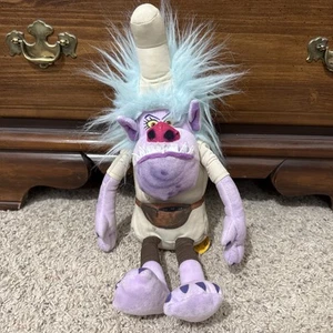 Rare DreamWorks Trolls Chef Bergen 2016 Stuff Plush 14Inches Blue Hair Toys - Picture 1 of 5