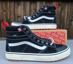 Größe 12 - Vans Sk8-Hi MTE 2 schwarz weiß Gummi NEU - Bild 1 von 10