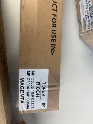 Ricoh MPC3003/MPC3004/MPC3503/MPC3504 Magenta Printer Toner Cartridge - Image 1 of 2