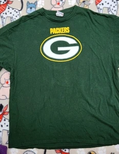 Men's Green Bay Packers Aaron Rodgers XXL Short Sleeve Cotton T Shirt - Picture 1 of 9