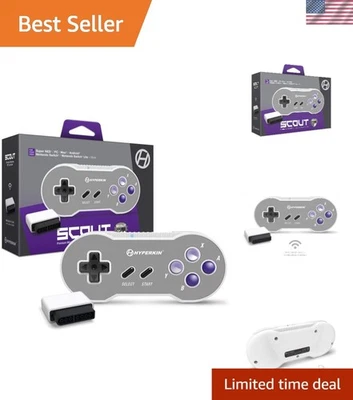 Scout  Bluetooth Controller for SNES, PC, Mac, Android – Ergonomic Design - Image 1 of 4