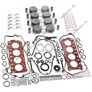 STD Rebuild Overhaul Pistons Kit For Porsche Cayenne Panamera Turbo 4.8T V8 - Picture 1 of 4