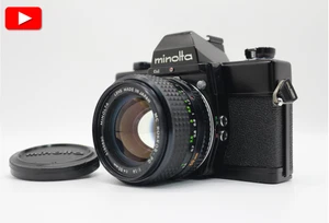 [N Mint, Rare] Minolta SRT 101 /SRT 201/ Film Camera MC PG 50mm F/1.4 From JAPAN - Picture 1 of 23