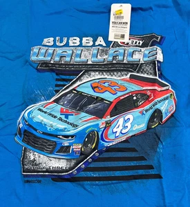 CAMISETA BUBBA WALLACE NASCAR PETTY MOTORSPORTS AZUL OSCURO NUEVA TALLA XL - Imagen 1 de 4