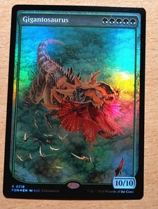 Mtg Magic: FOIL Gigantosaurus, Spezialmotiv, Mint, Top Dinosaurier - Bild 1 von 5