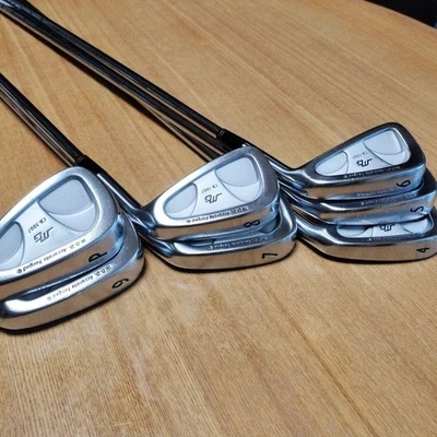 Juego de plancha Miura CB1007 7 piezas (4-PW) RH, NS Pro Mouds3 azul 120 (X), usado Foto 1 de 4