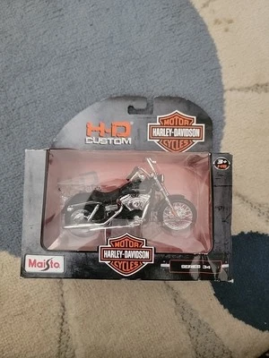Maisto Harley Davidson 1952 modelo K motocicleta fundida a presión sin usar, en caja 1:18 Toy Series 34 Foto 1 de 4