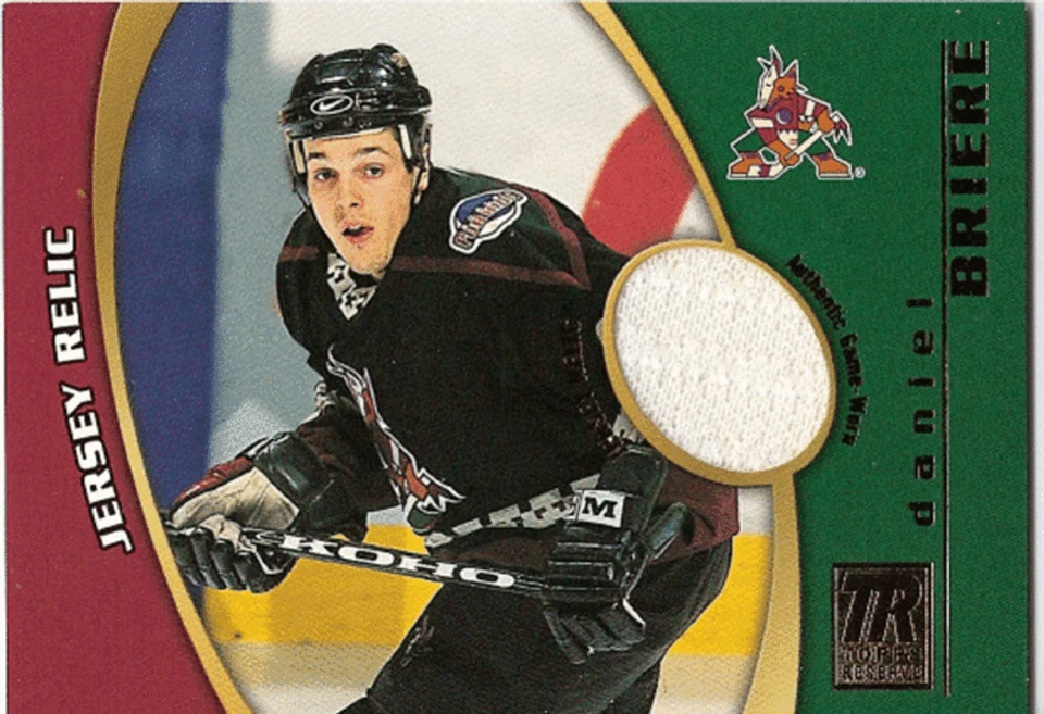 2001-2002 Topps Reserve DANIEL BRIERE Jersey card - Image 1 of 1