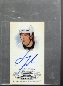 A6018- 2008-09 Upper Deck Champ's Mini Autogramme # Csfw Jon Filewich Auto  nm - Bild 1 von 2